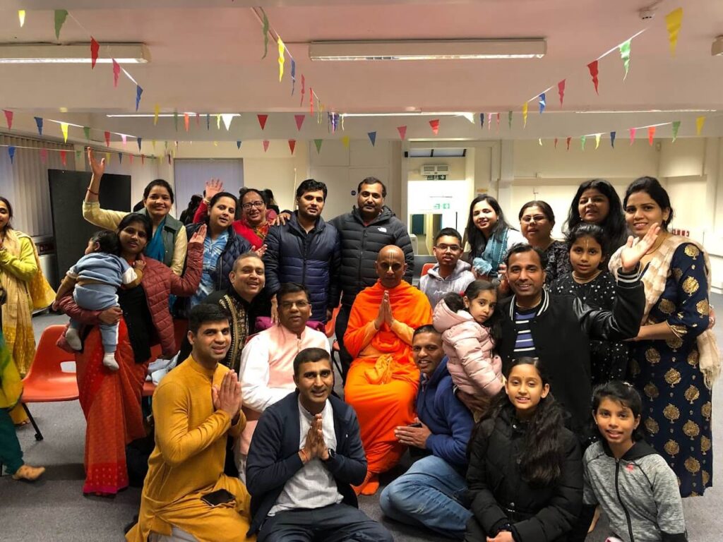 Welcoming HG Atul Krishna Prabhuji