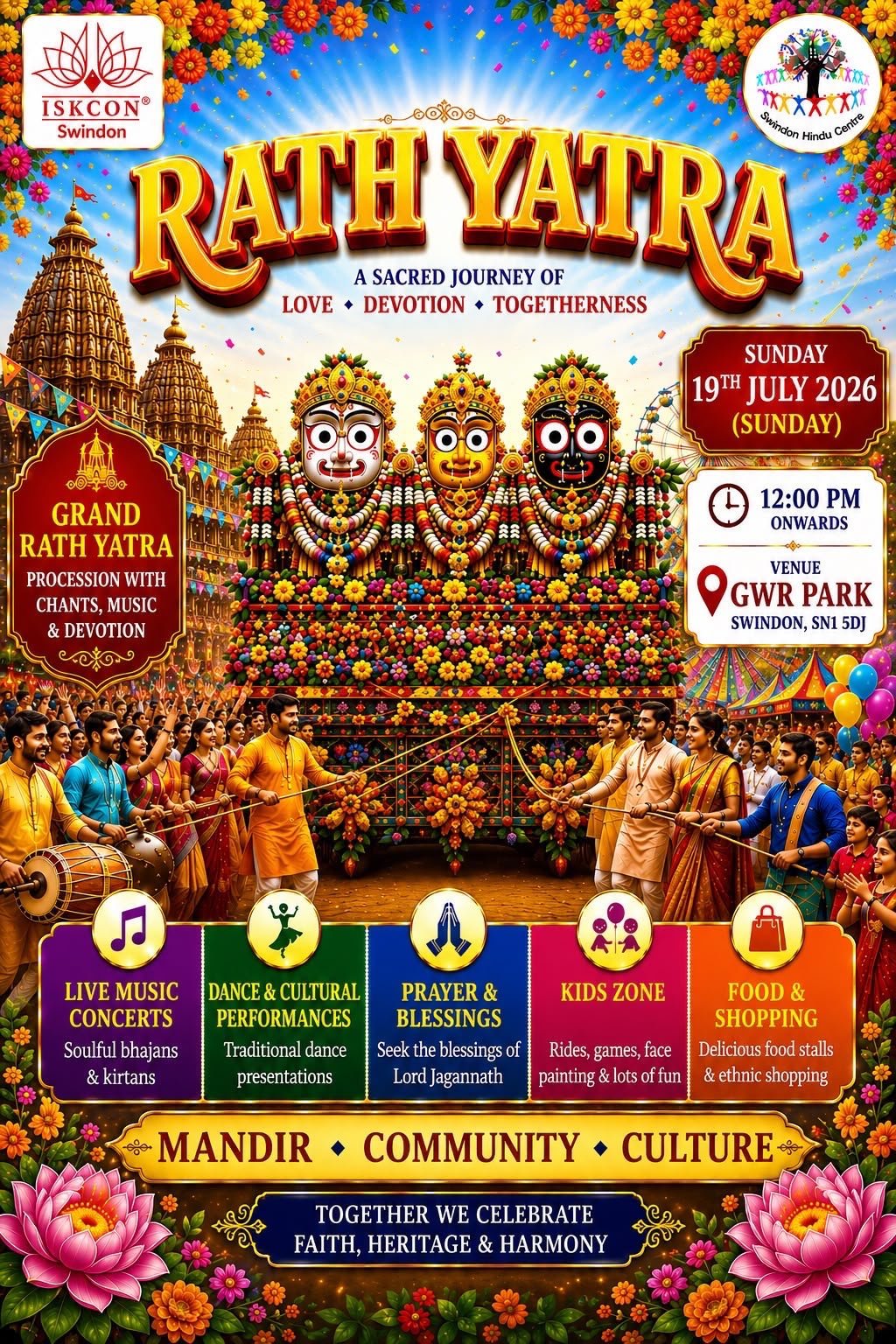 Swindon Ratha Yatra 2026